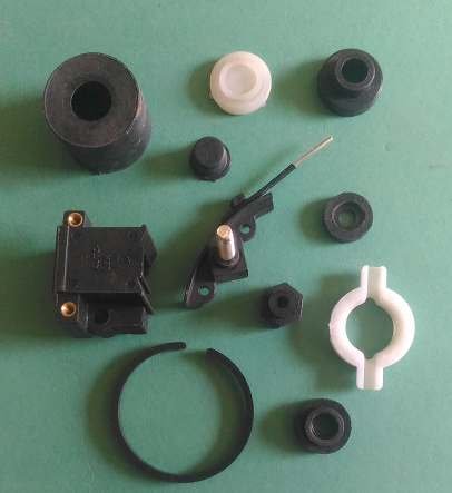 Plastic components shown in the company profile